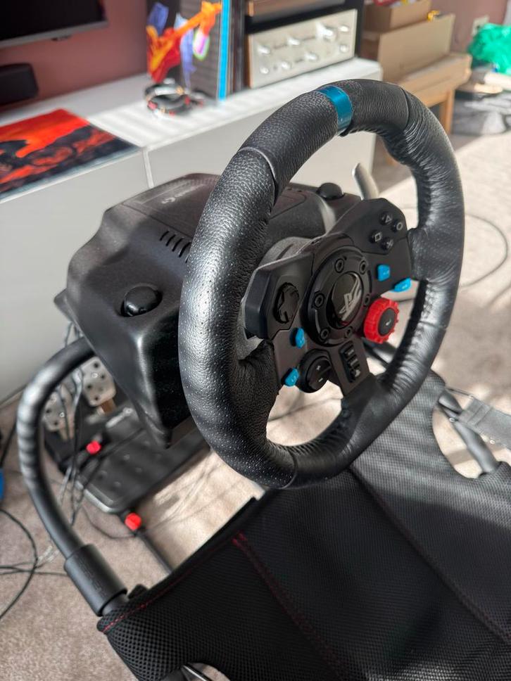 Logitech G29 Driving Force Racing Wheel & Pedalen Set, Spelcomputers en Games, Spelcomputers | Overige, Zo goed als nieuw, Ophalen of Verzenden