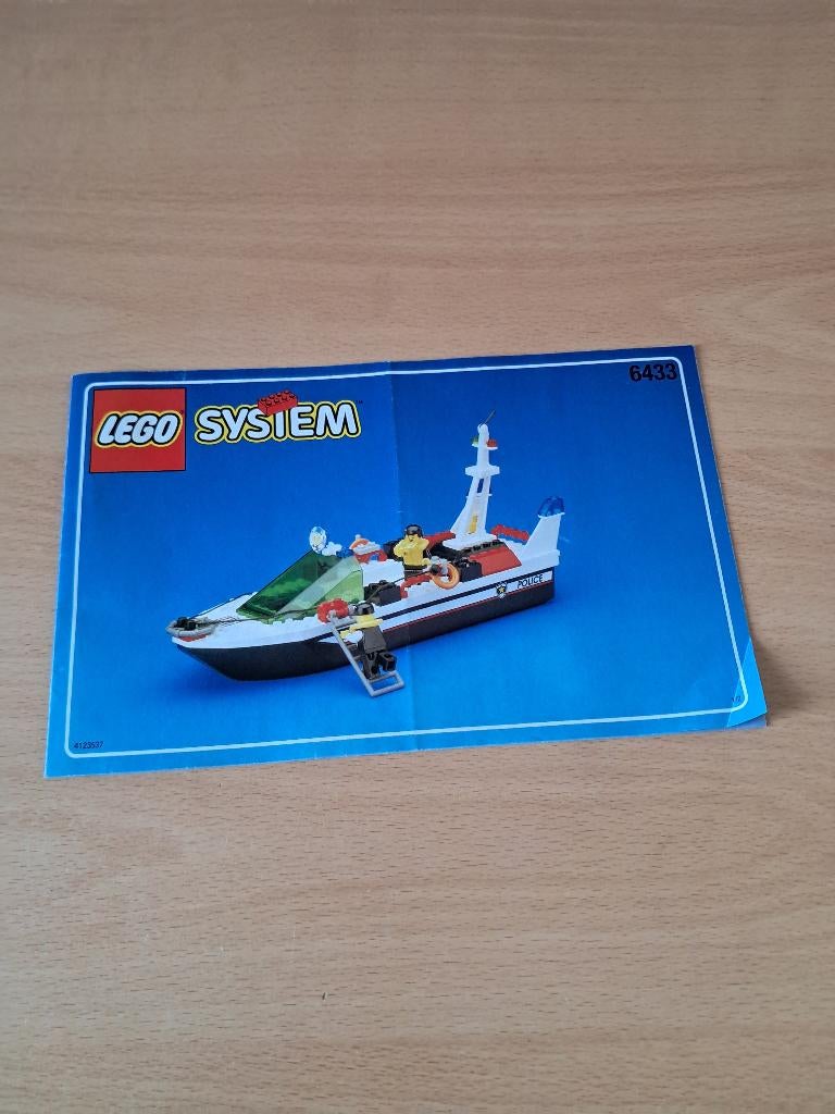 Lego politieboot 6433, Gebruikt, Overige thema's, Lego, Ophalen of Verzenden
