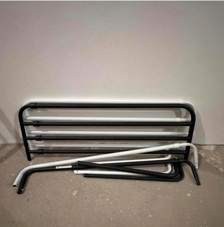 Bedhek/ uitvalbescherming als nieuw ZWART, Kinderen en Baby's, Kinderkamer | Bedden, Zo goed als nieuw, 140 tot 160 cm, Minder dan 70 cm