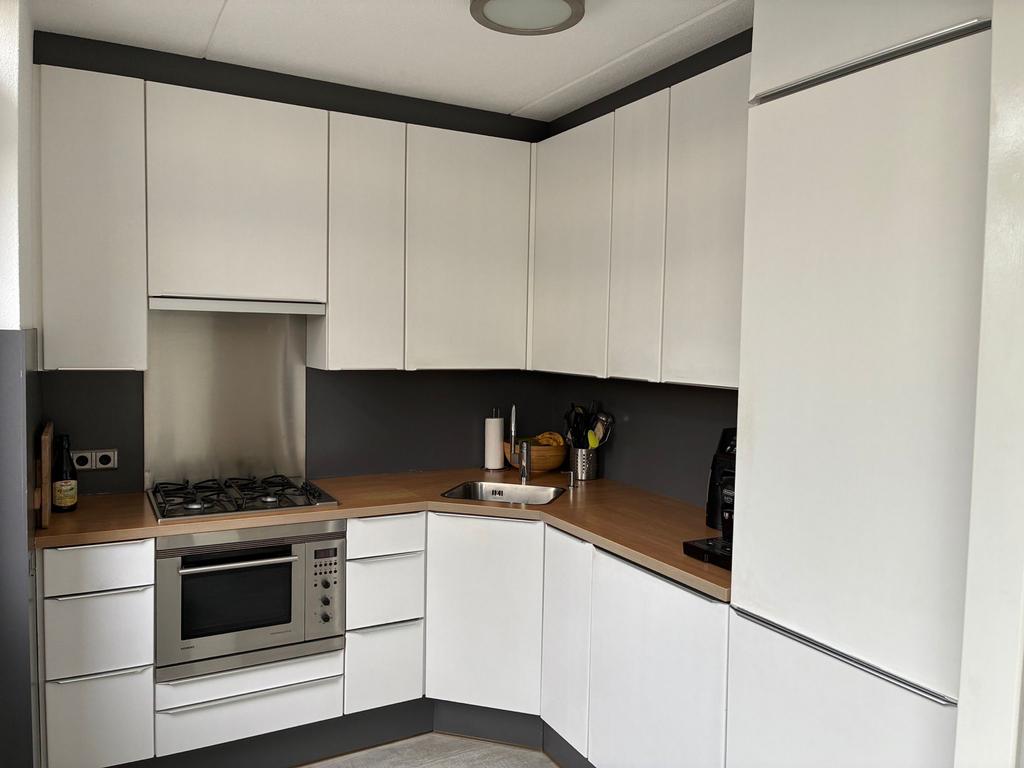 Siemens 4-pits gasfornuis met oven - Inbouw, Ophalen, Gebruikt, Hete lucht, 60 cm of meer