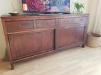 Mooie TV Kast met schuifdeuren en 4 lade's Koloniaal, Ophalen, Gebruikt, Met deur(en), 25 tot 50 cm