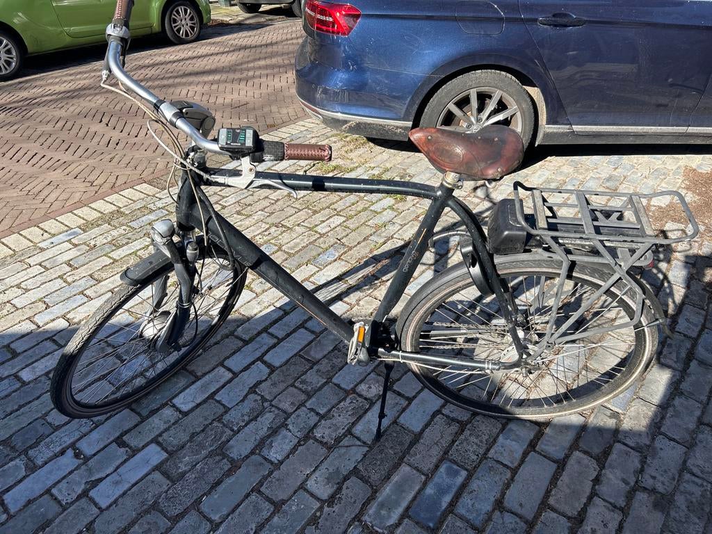 E-fiets frame 65 cm (zonder accu) - Rijdt goed, Fietsen en Brommers, Elektrische fietsen, 59 cm of meer, Ophalen, Gebruikt, Batavus