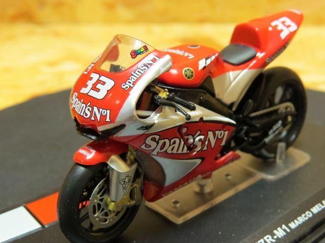 Marco Melandri Yamaha YZR M-1 2004 1:24, Overige merken, Serviceclientele@altaya.be, Nieuw, Ophalen of Verzenden