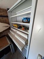 Twee stalen kasten met roldeuren, Ophalen, Gebruikt, 100 tot 150 cm, Modern, Industrieel