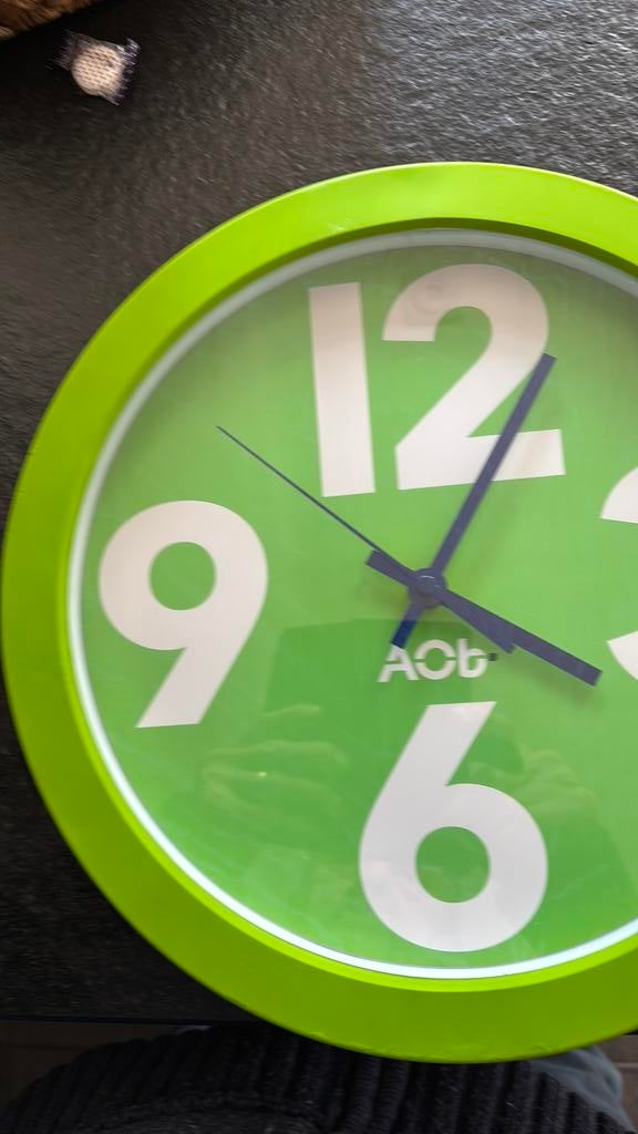 Wandklok, Ophalen of Verzenden, Zo goed als nieuw, Wandklok