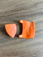 Playmobil 3261 ridders oranje kruis vlag schild vintage, Ophalen of Verzenden, Zo goed als nieuw, Los playmobil
