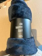 Nieuw - fleece deken plaid blauw  gusta, Ophalen of Verzenden, Zo goed als nieuw