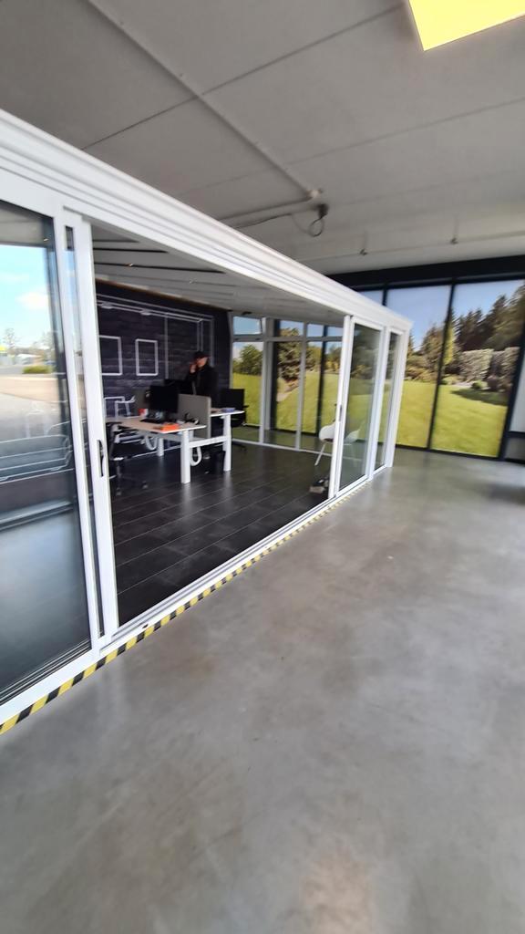 8000x3500 veranda tuinkamer van verasol model profiline, Doe-het-zelf en Verbouw, Kozijnen en Schuifpuien, Schuifpui, Hout, 225 cm of meer