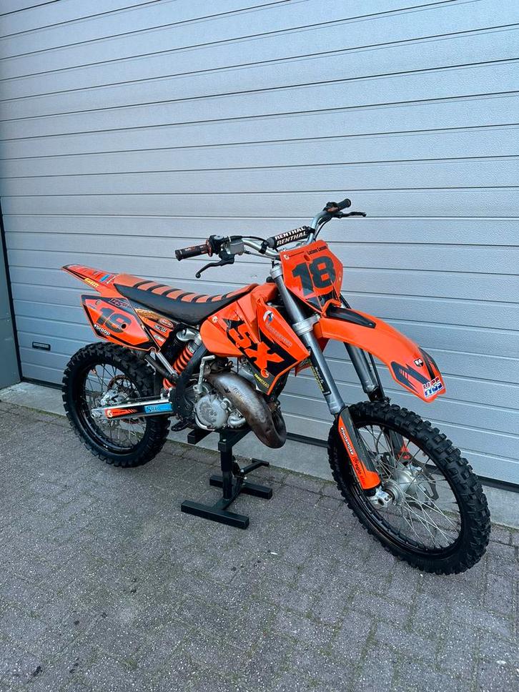 KTM sx125 2008 - Goed onderhouden, klaar voor gebruik, Fietsen en Brommers, Brommers | Crossbrommers, Zo goed als nieuw, Overige merken