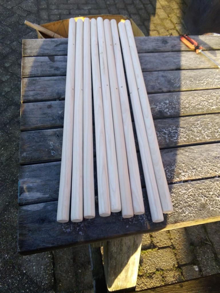 Ronde stokken 70cm lang ideaal voor vogel hokken, Ophalen of Verzenden, Plinten