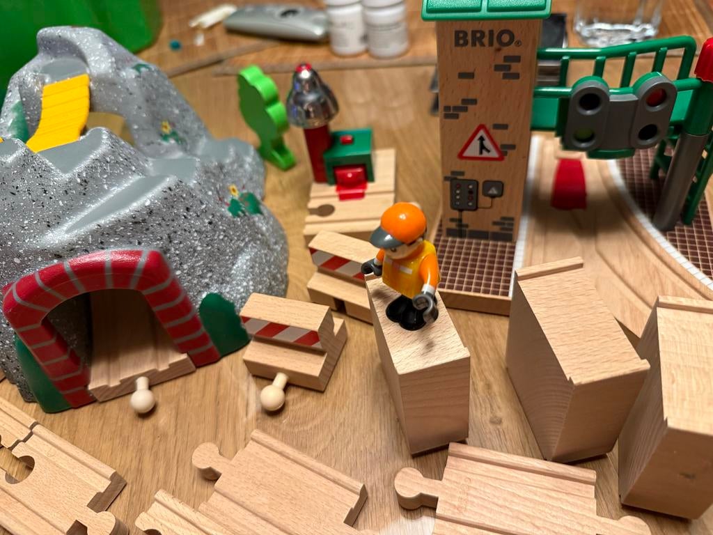 Brio treinset 95-delig, Ophalen, Zo goed als nieuw, Overige typen