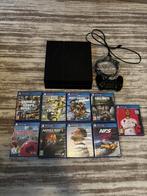 PlayStation 4 + Controller + 8 Games (Zeer nette staat), Ophalen, Met 1 controller, Original, Gebruikt