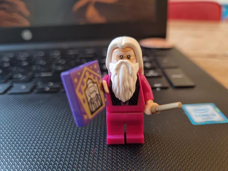 Lego Harry Potter Albus Perkamentus minifiguur, Kinderen en Baby's, Speelgoed | Overig, Zo goed als nieuw, Jongen of Meisje, Ophalen of Verzenden