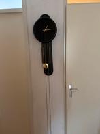 Zwarte wandklok warmink  met gewichten, Ophalen