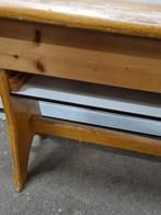 kerkbankje jaren 1930 met knielkussen schap, Ophalen of Verzenden