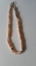 Elegante Rozenkwarts Ketting - Natuurlijke Schoonheid, Sieraden, Tassen en Uiterlijk, Kettingen, Nieuw, Ophalen of Verzenden, Steen of Mineraal