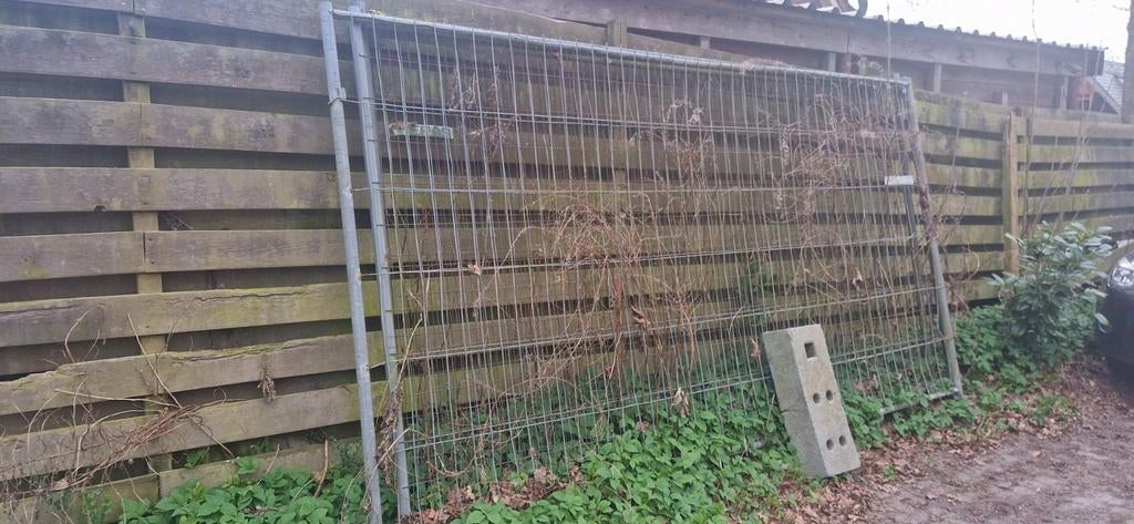 bouwhekken gebruikt 4x, Ophalen, IJzer