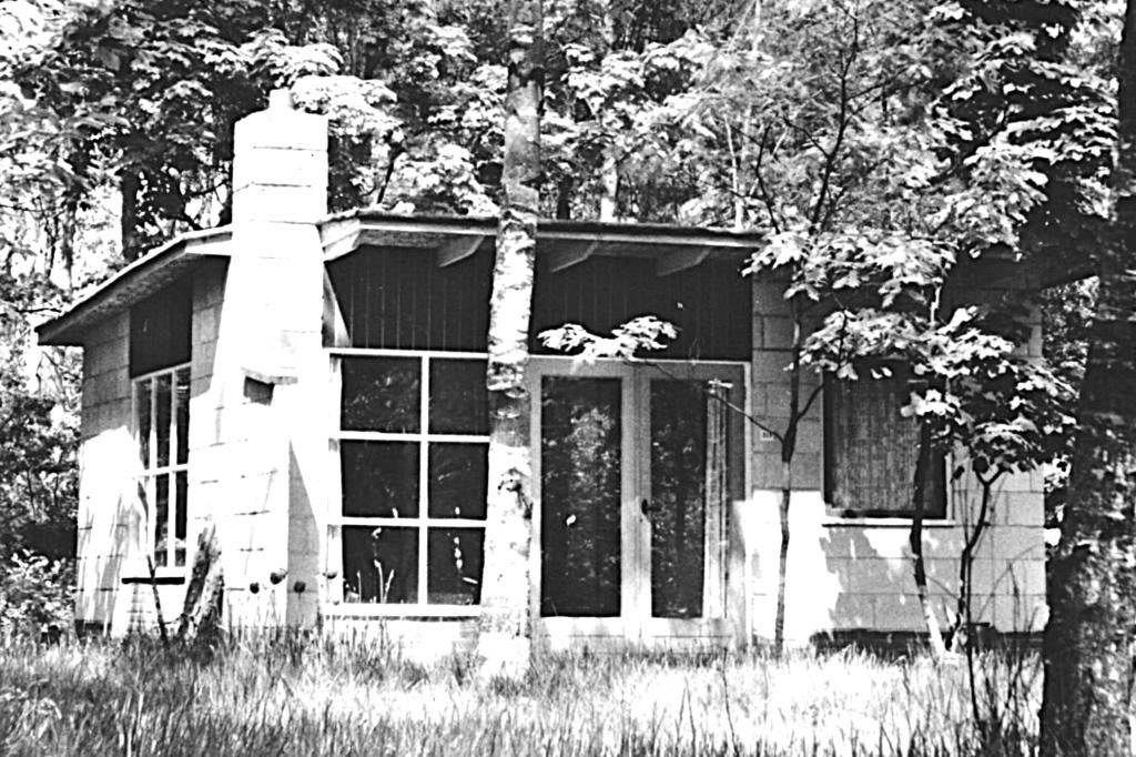 950238 Doorn 1966 Bungalow Het Grote Bos Postzegel afgeweekt, Ophalen of Verzenden, 1960 tot 1980, Gelopen, Utrecht