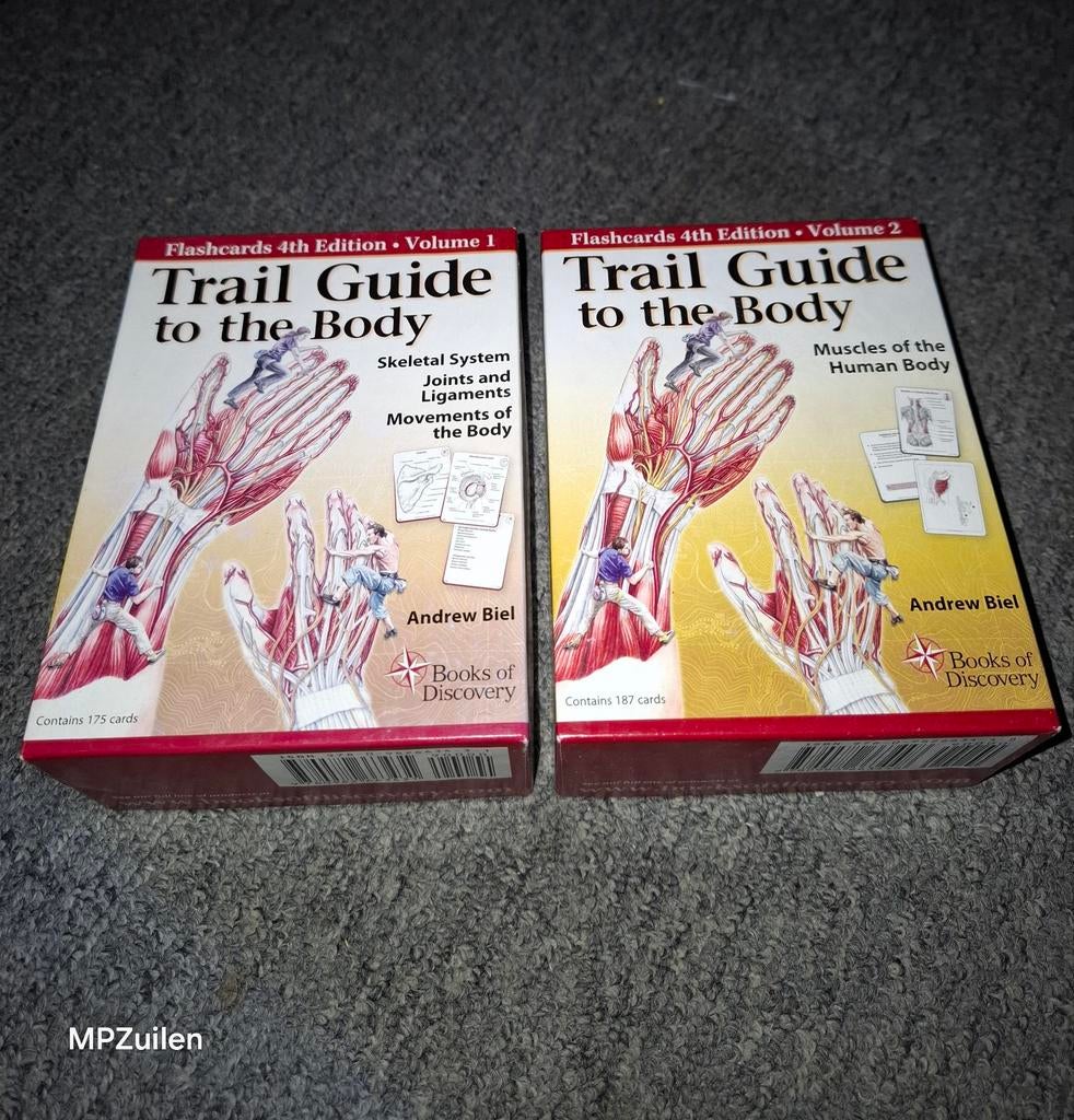 Trail Guide to the Body .. vol. 1 & 2 Flashcards, Boeken, Ophalen of Verzenden, Zo goed als nieuw, Overige wetenschappen