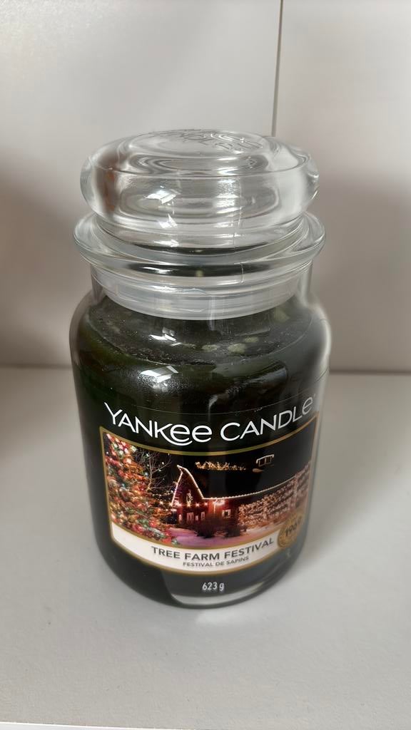 Yankee candle tree farm festival, Ophalen of Verzenden, Zo goed als nieuw, Overige materialen, Minder dan 25 cm