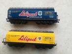 H0#377 Liliput 23910 & 23911, ZETA wagons ~ Collecters item., Gebruikt, Gelijkstroom, Wagon, Ophalen of Verzenden
