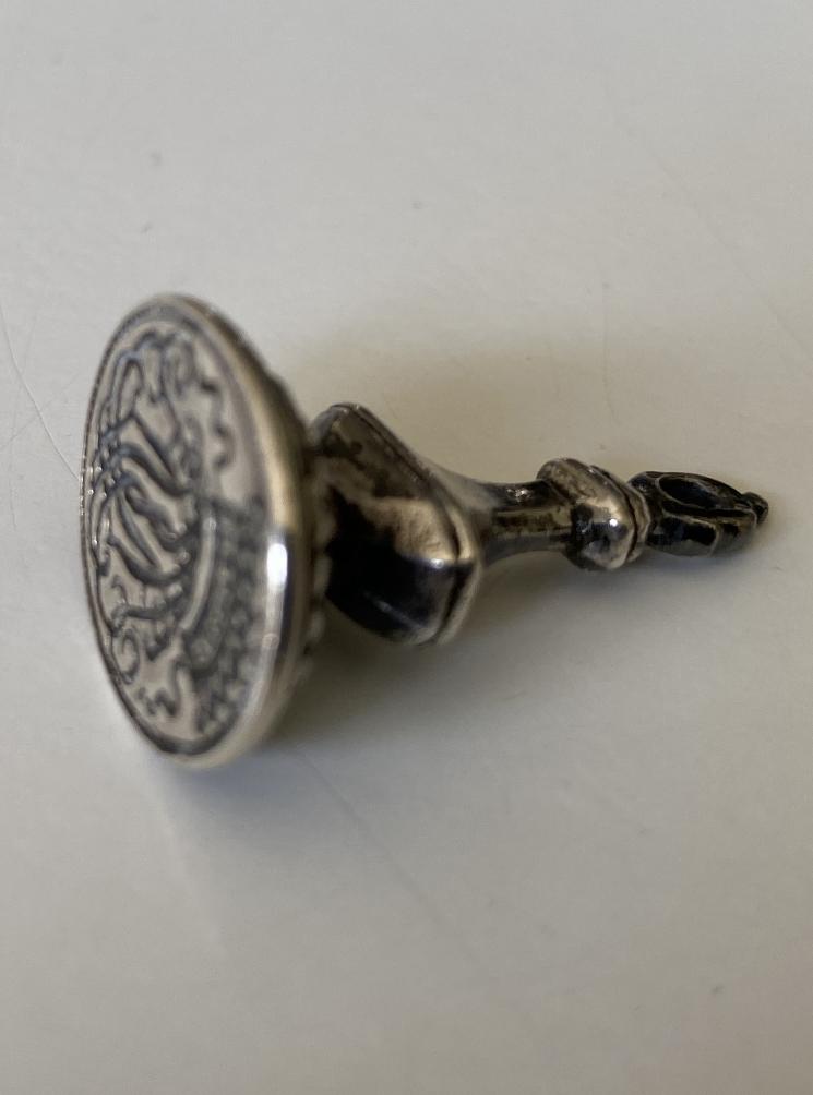 zilveren lakstempel (signet), Ophalen of Verzenden, Zilver