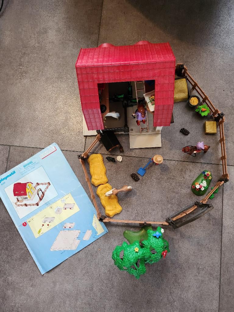 Playmobil 5222 Ponyranch, helemaal compleet., Ophalen of Verzenden, Zo goed als nieuw, Complete set