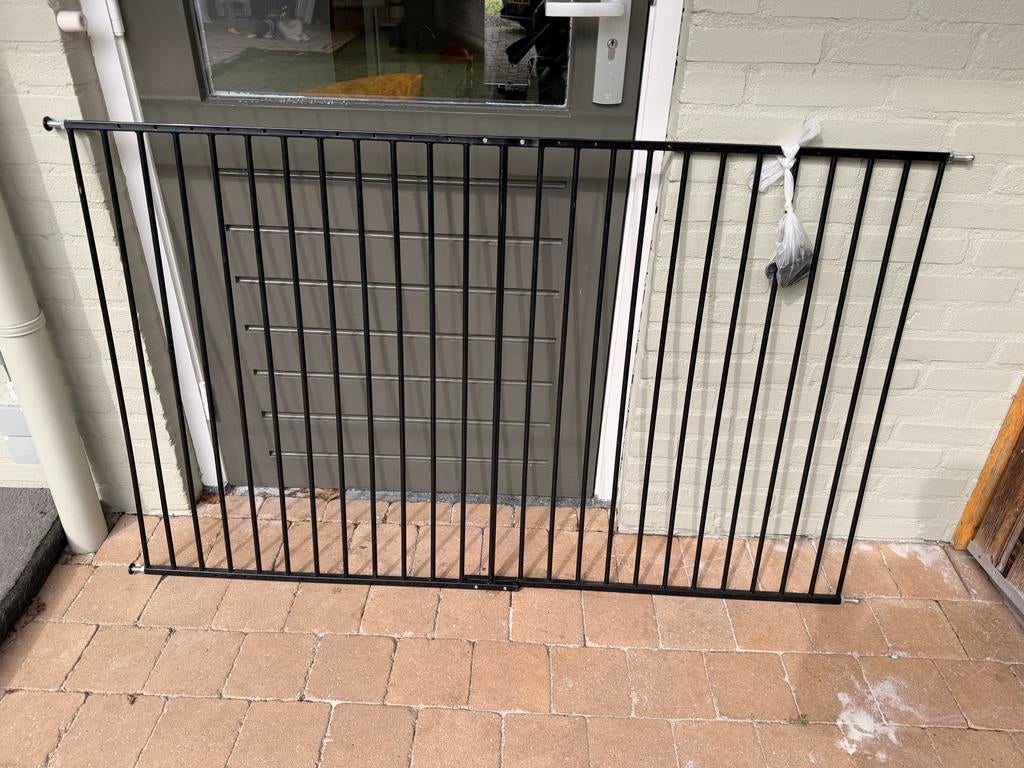 Groot draaiend honden hek, Dieren en Toebehoren, Hondenhokken, Gebruikt, 65 tot 100 cm, 110 cm of meer, Ophalen