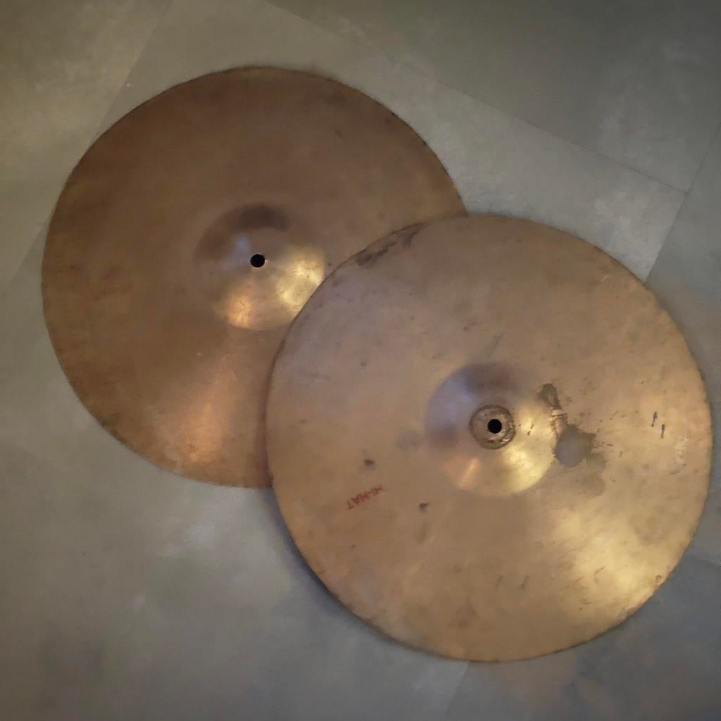 Bekkens voor de hi hat 29cm, Ophalen of Verzenden, Gebruikt, Drums of Percussie