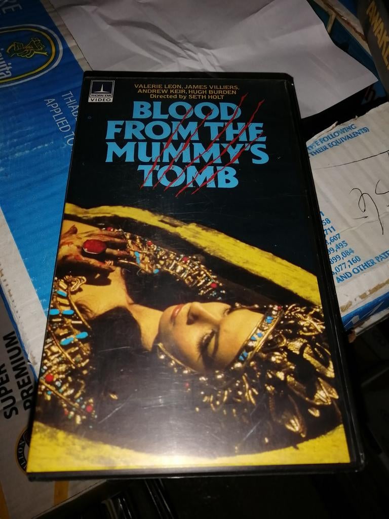 Vcc video2000 ex-rental - Blood From The Mummy's Tomb, Vanaf 16 jaar, Ophalen of Verzenden, Gebruikt, Horror
