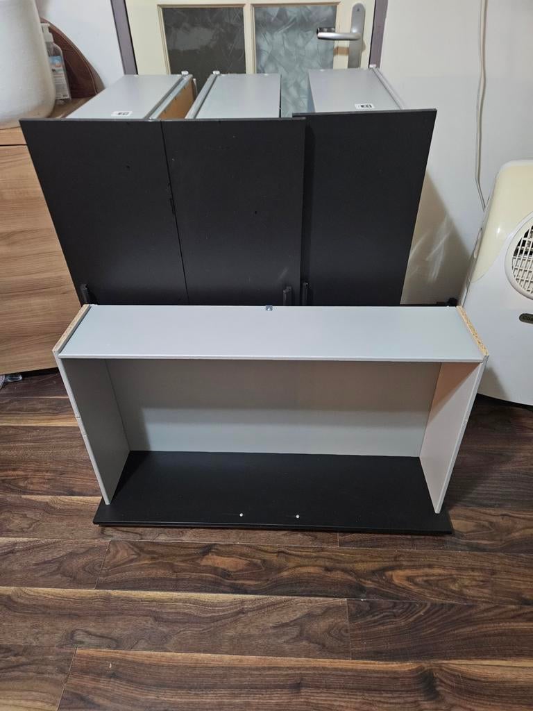 2X IKEA BRIMNES ONDER LADES, Ophalen, Eenpersoons, Wit, 80 cm