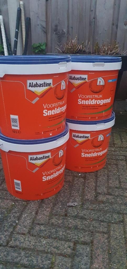 Alabastine Voorstrijk Sneldrogend 35 liter, Ophalen, Overige kleuren, 5 tot 10 liter, Nieuw