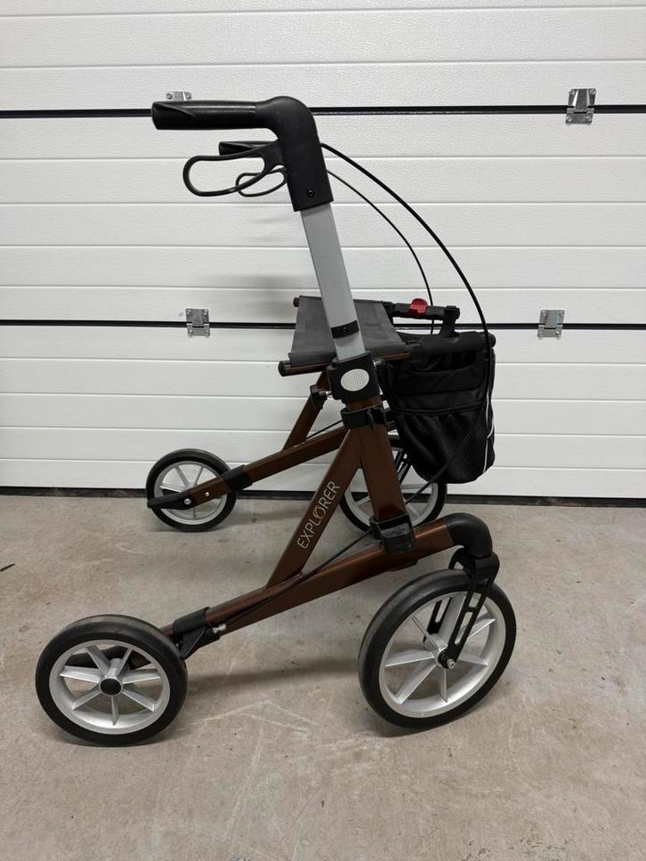 RehaSense Outdoor Explorer Lightweight Rollator Grote Wielen, Diversen, Rollators, Zo goed als nieuw, Opvouwbaar, Ophalen