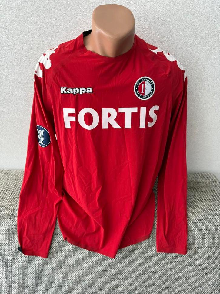 Vintage matchworn/-issued Europees Feyenoord voetbalshirt, Verzamelen, Sportartikelen en Voetbal, Zo goed als nieuw, Shirt, Feyenoord