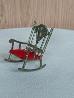 Leuk metalen schommel stoeltje poppenhuis, Verzamelen, Poppenhuizen en Toebehoren, Ophalen of Verzenden, Gebruikt