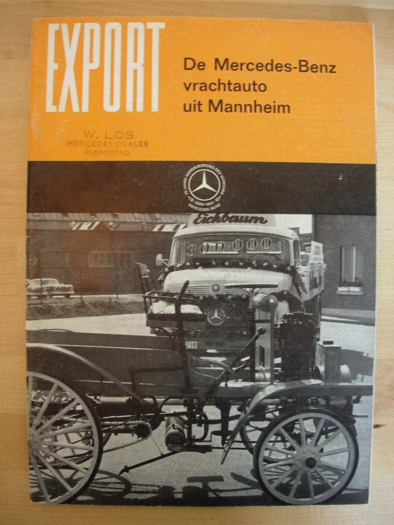 Mercedes Export Magazine 1961 – Vrachtwagen Truck, Boeken, Zo goed als nieuw, Mercedes-Benz, Mercedes, Ophalen of Verzenden