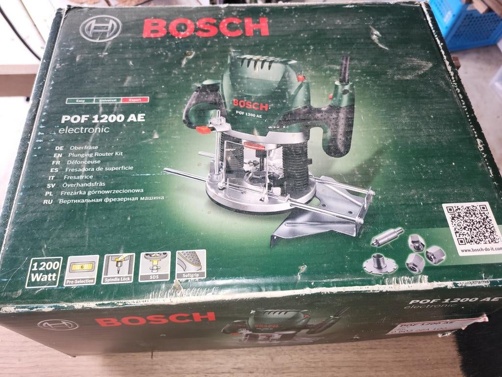 Bosch bovenfrees POF 1200 ae, Ophalen of Verzenden, Elektrisch, Bovenfrees