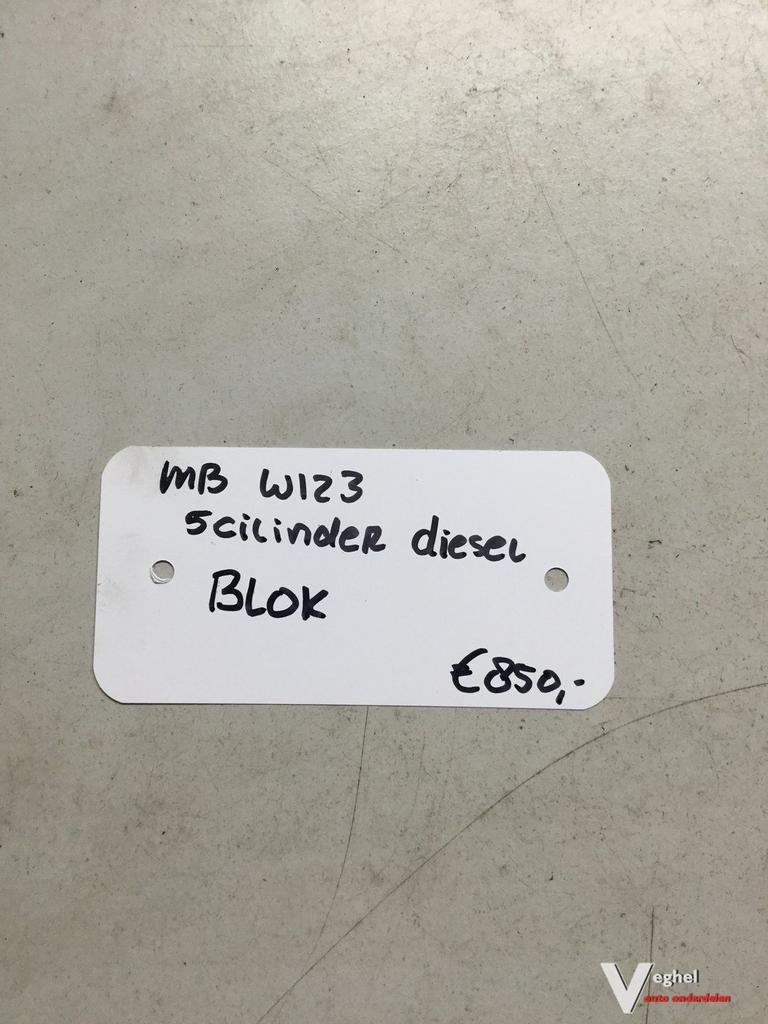 Mercedes W123 5 Cilinder Diesel Kaal Blok, Auto-onderdelen, Motor en Toebehoren, Ophalen, Gebruikt, -, -