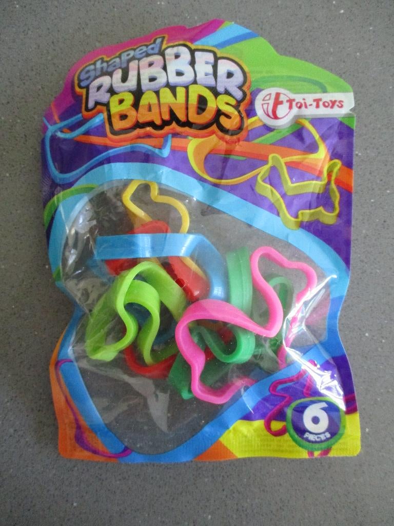 6 gevormde rubberen armbandjes NIEUW, Kinderen en Baby's, Kindermode-accessoires, Ophalen of Verzenden, Nieuw