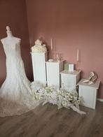 Bruiloft verhuur, Ophalen, Zo goed als nieuw, Wit, Accessoires