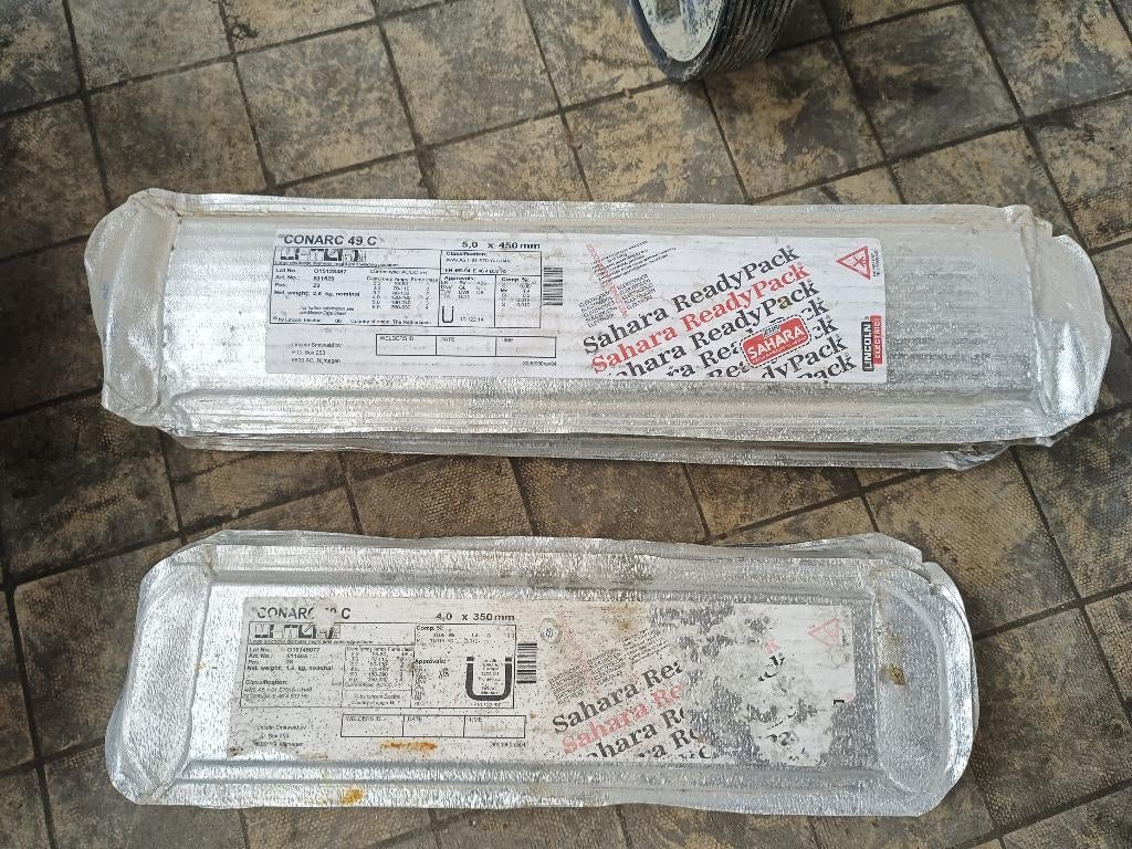 TE KOOP: Lincoln Electric CONARC 49C laselektroden, Ophalen of Verzenden, Nieuw, 250 ampère of meer, Elektroden