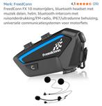 Freedconn FX10 motorcommunicatie bluetooth intercom, Ophalen of Verzenden, Gebruikt