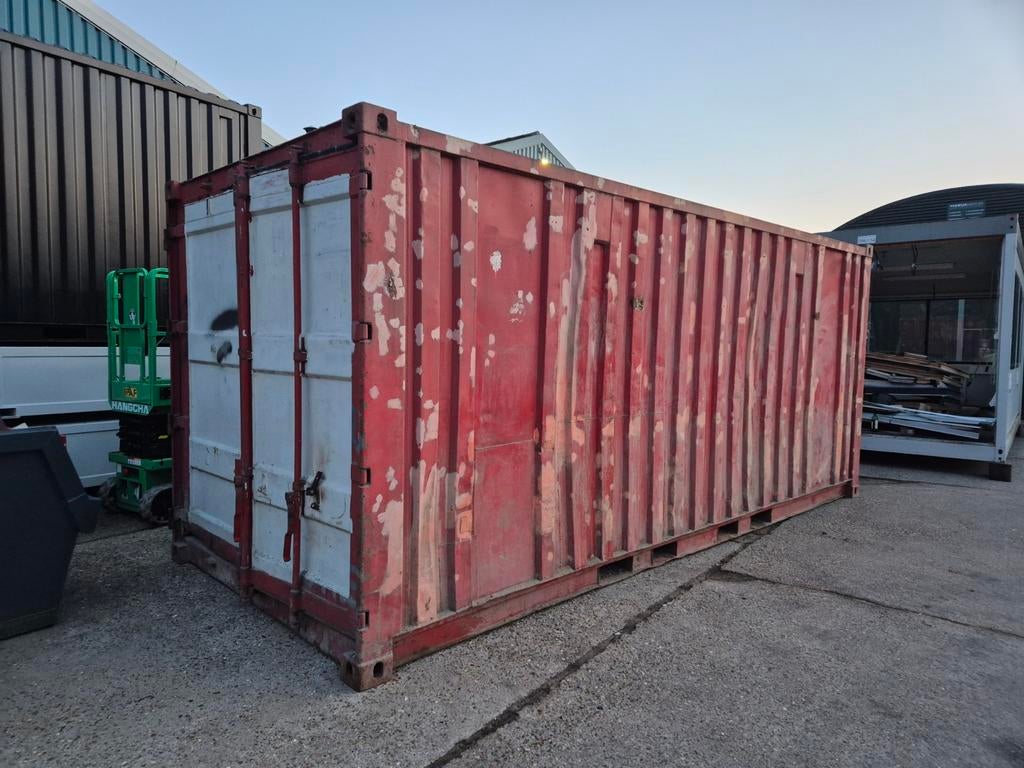 20ft gebruikte opslagcontainer / zeecontainer, 100 liter of meer, Ophalen, Gebruikt, Transportkar