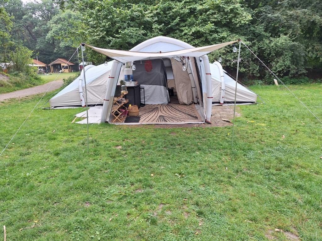 Quechua Air Seconds 8.4 + Base Connect Fresh, Ophalen, Zo goed als nieuw, Meer dan 6