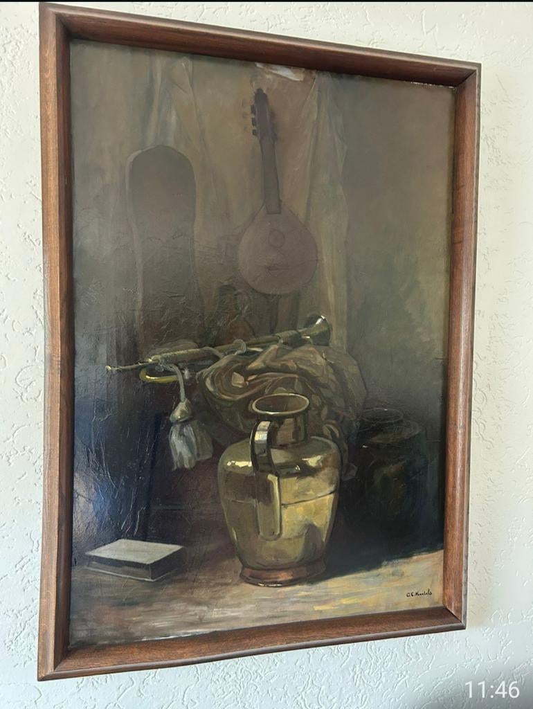 Prachtig schilderij getaxeerd door kunst en kitsch, Ophalen of Verzenden