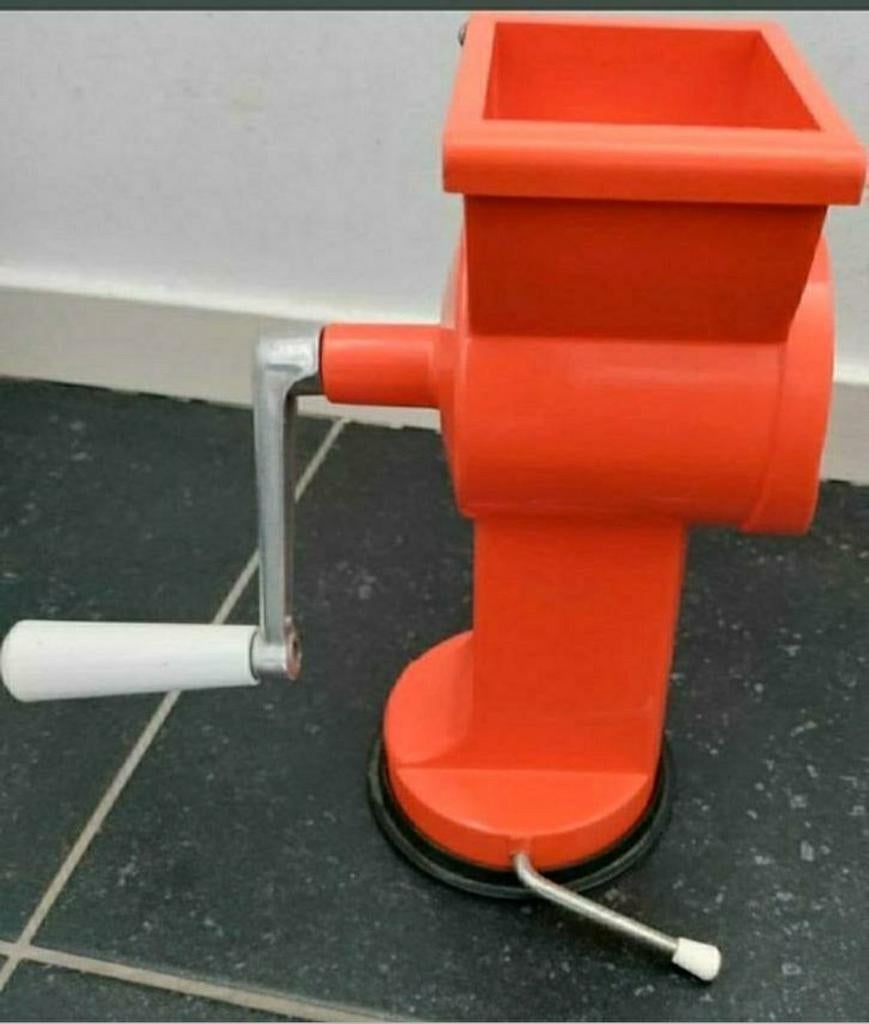 Graanmolen,Zaden,Maïs,Koffie,Noten,ORANJE,Zuignap,Slinger, Ophalen of Verzenden, Persoonlijke verzorging