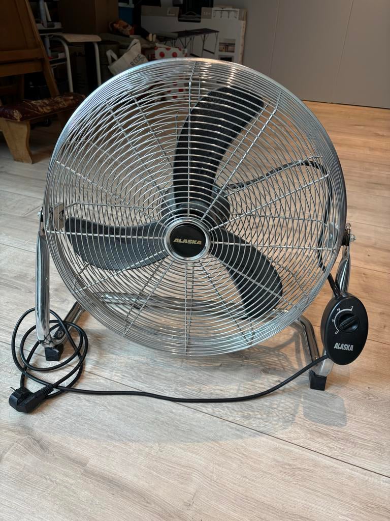 Alaska Ventilator met Jaren '60 Look, Witgoed en Apparatuur, Ventilatoren, Gebruikt, Vloerventilator, Ophalen