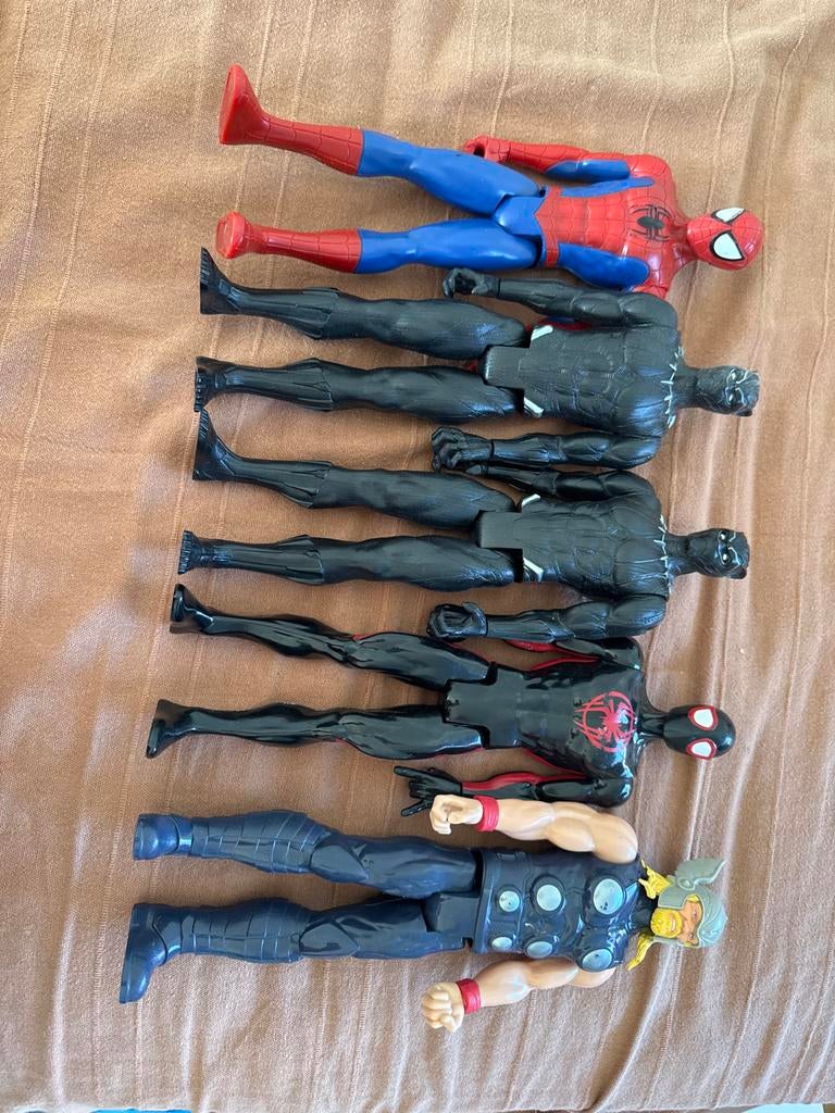 Marvel Superhelden Actiefiguren Set (6 stuks), Kinderen en Baby's, Ophalen of Verzenden, Gebruikt