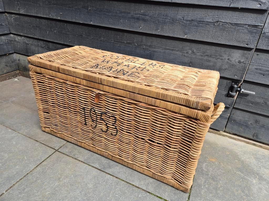Riviera maison mand, Huis en Inrichting, Woonaccessoires | Kisten, Minder dan 50 cm, 50 tot 100 cm, Ophalen of Verzenden, Zo goed als nieuw