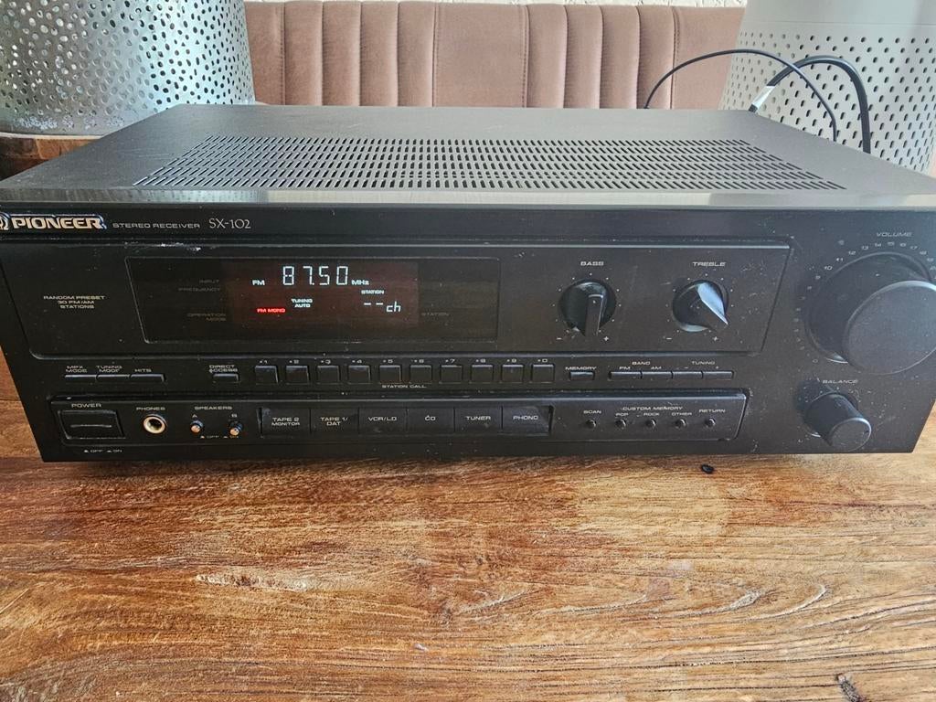Pioneer Stereo Receiver SX-102, Audio, Tv en Foto, Versterkers en Receivers, Ophalen of Verzenden, Minder dan 60 watt, Pioneer
